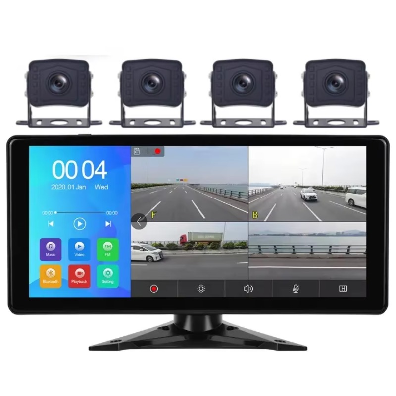 Car Mirror - OEM 10.36인치 AHD 4채널 터치스크린 분할