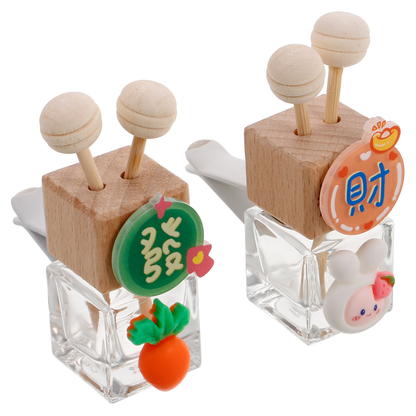 2개입 차량용 에센셜 오일 디퓨저, 유리병, 재사용 가 - Car Air Freshener 리뷰 및 가격