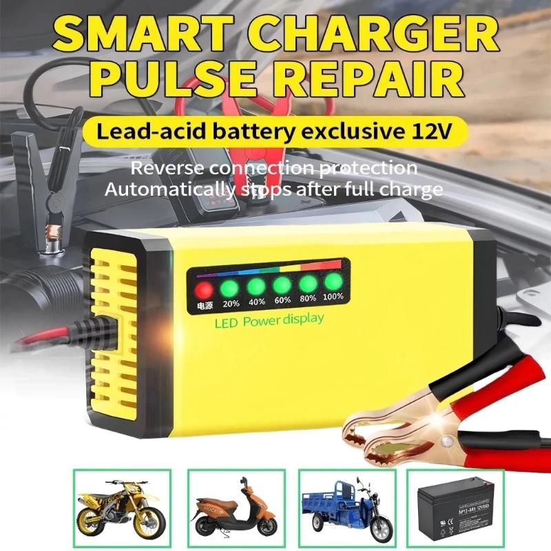 @*스마트 12V 범용 자동차 배터리 충전기 역극성 보 - Car Charger 리뷰 및 가격