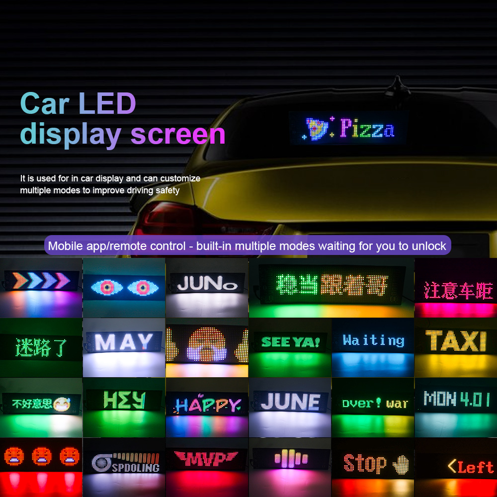 LED 매트릭스 픽셀 패널 스크롤링 밝은 광고 LED  - Car Led Light 리뷰 및 가격