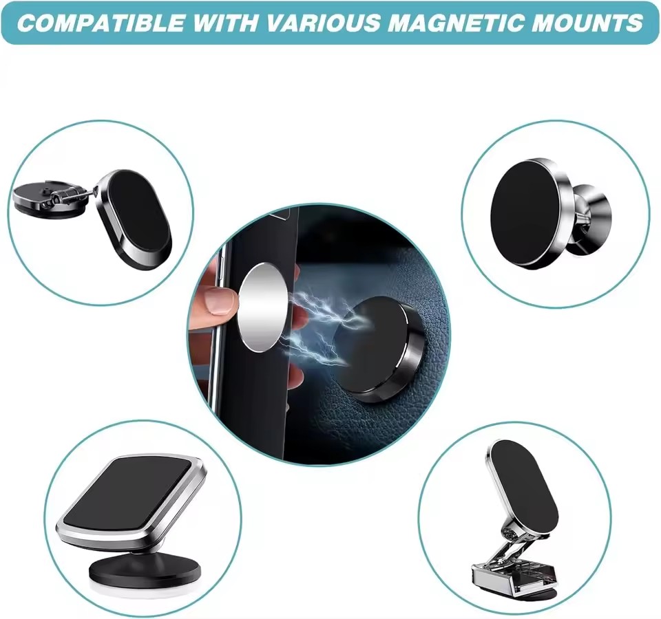 1/50개입 초박형 금속판 스티커, 자석 차량용 휴대폰 - Car Phone Holder 리뷰 및 가격