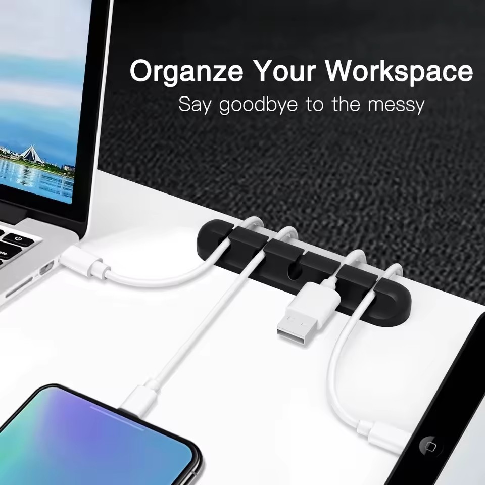 케이블 코드 와이어 정리기 실리콘 USB 케이블 와인더 - Car Organizer 리뷰 및 가격